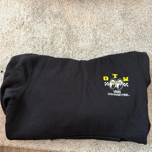 Vans x Moon Eyes Black and Yellow Kids Hoodie - Picture 2 of 3